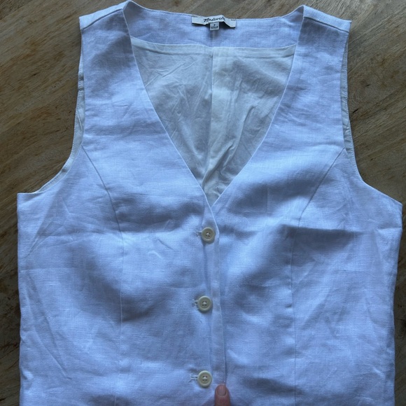 Madewell Tops - Madewell White Vest